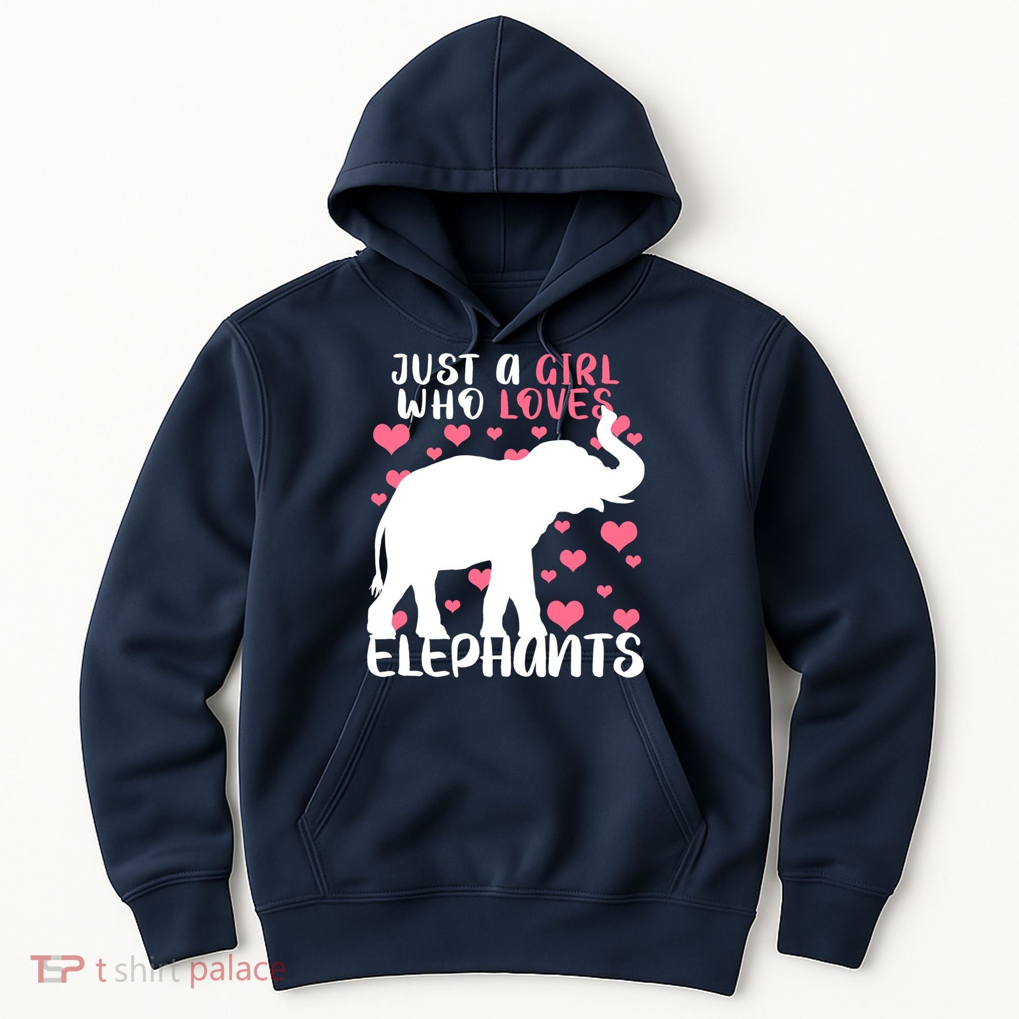 Just A Girl Who Loves Elephants Hoodie