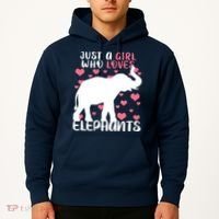 Just A Girl Who Loves Elephants Hoodie thumb 2