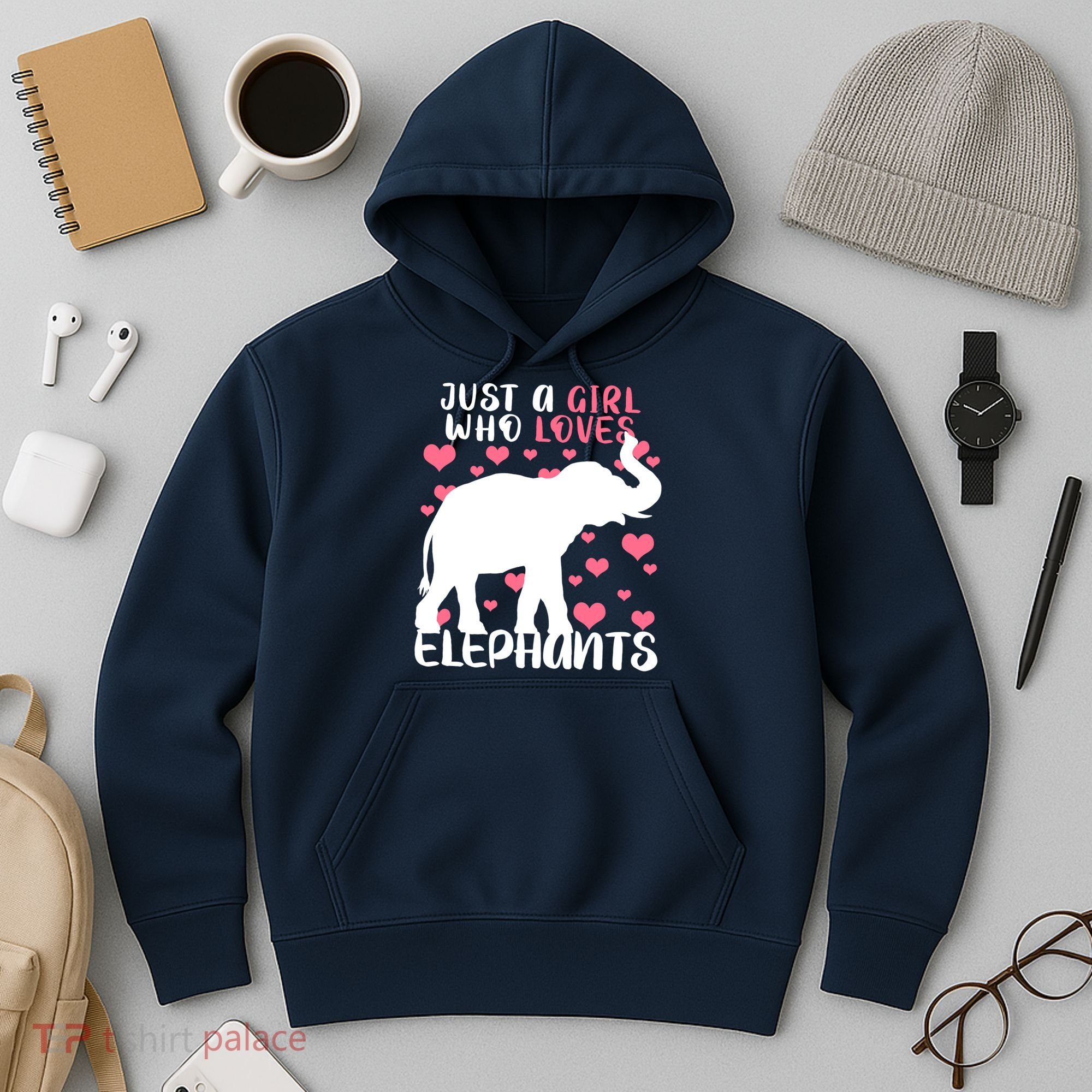 Just A Girl Who Loves Elephants Hoodie