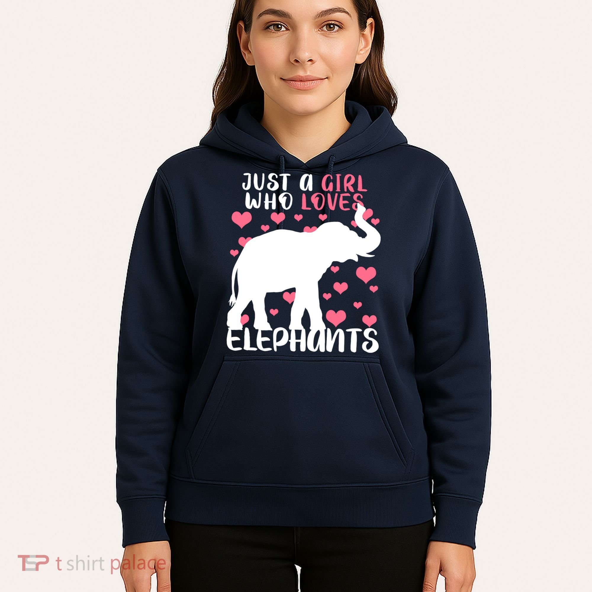 Just A Girl Who Loves Elephants Hoodie