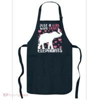 Just A Girl Who Loves Elephants Apron thumb 0