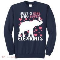 Just A Girl Who Loves Elephants Sweatshirt thumb 0