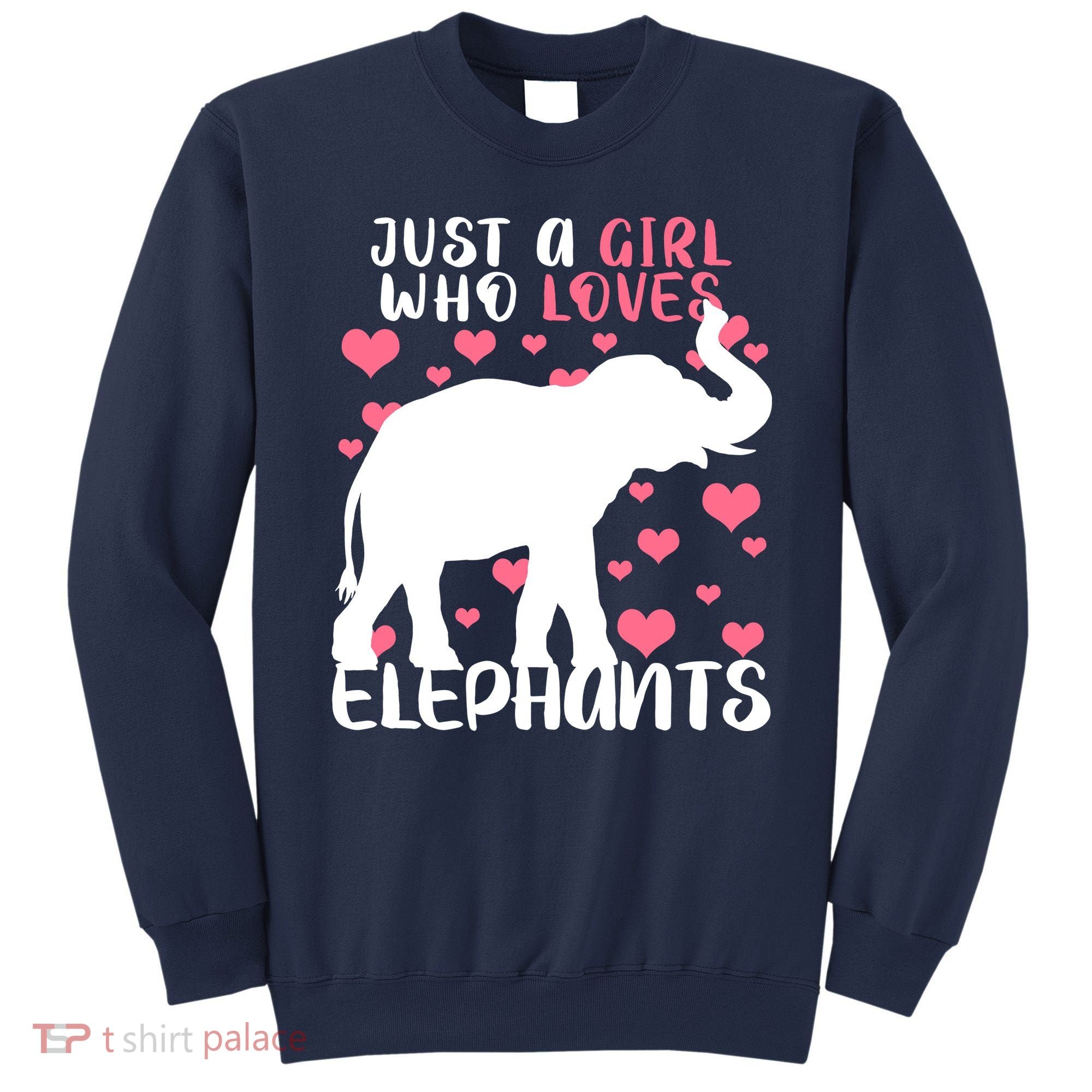 Just A Girl Who Loves Elephants Sweatshirt