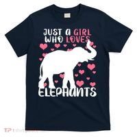 Just A Girl Who Loves Elephants T-Shirt thumb 0