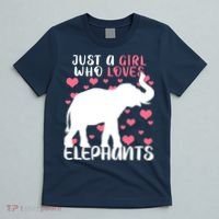 Just A Girl Who Loves Elephants T-Shirt thumb 5