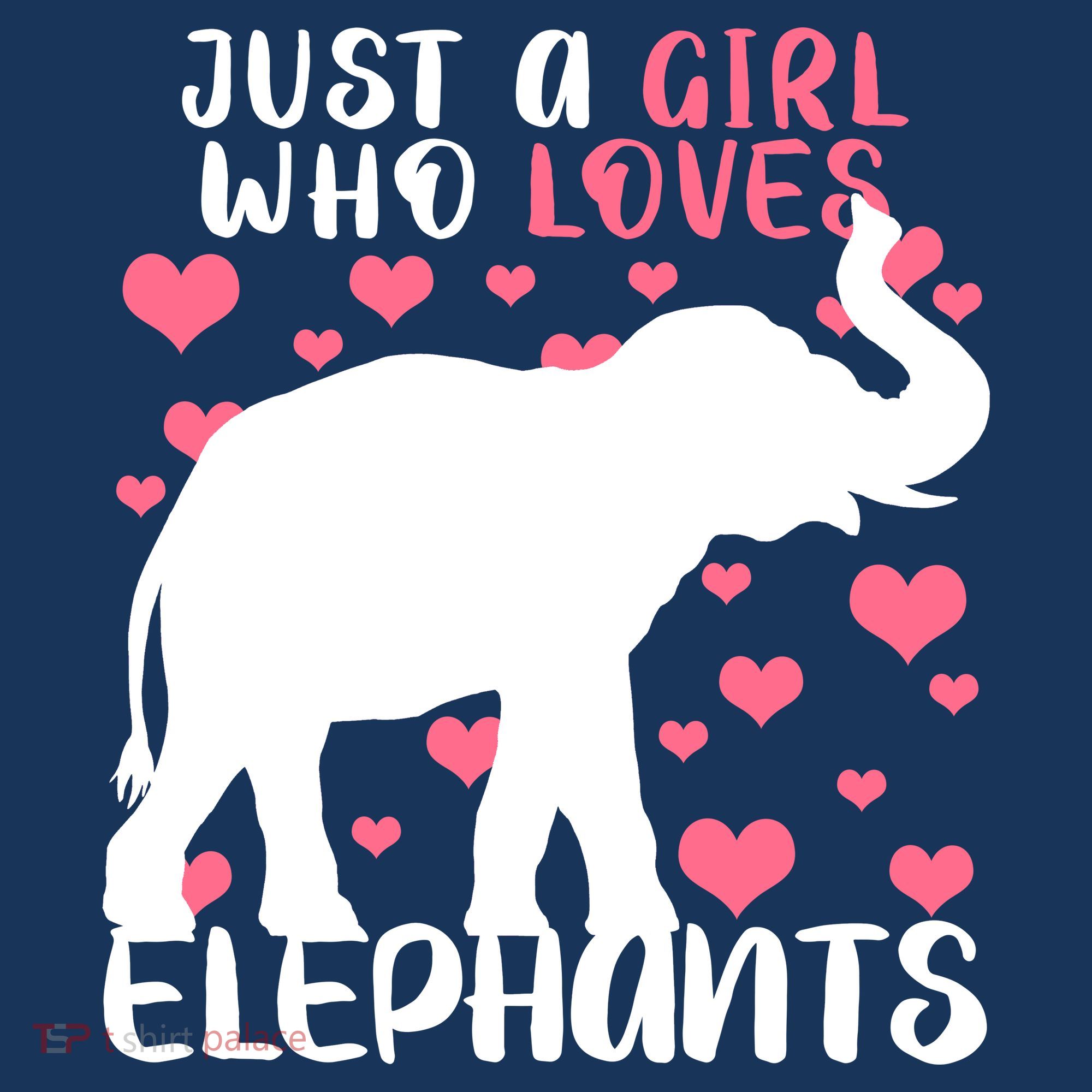 Just A Girl Who Loves Elephants T-Shirt