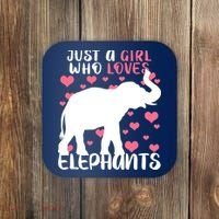 Just A Girl Who Loves Elephants Coaster thumb 0