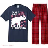 Just A Girl Who Loves Elephants Pajama Set thumb 0