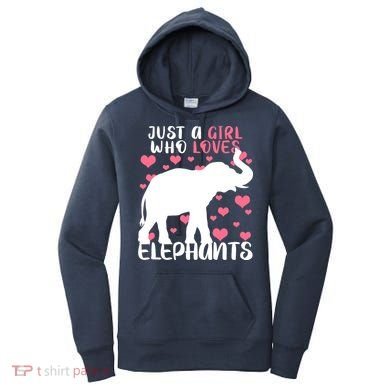 Just A Girl Who Loves Elephants Women's Hoodie