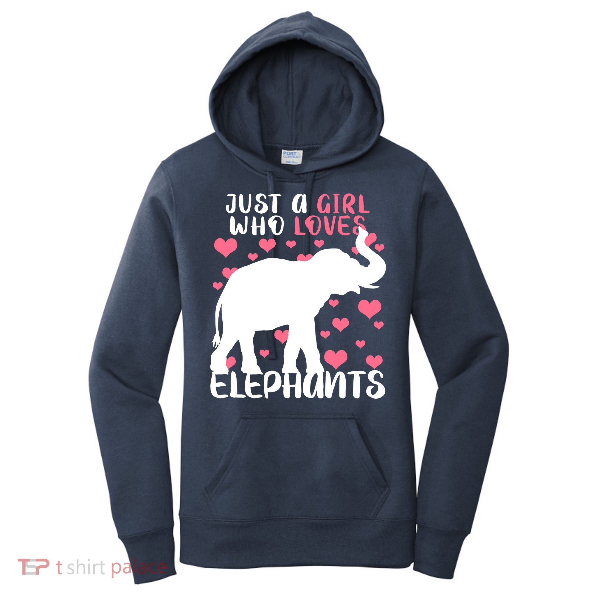Just A Girl Who Loves Elephants Women's Hoodie