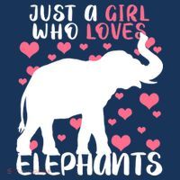 Just A Girl Who Loves Elephants Women's Hoodie thumb 2