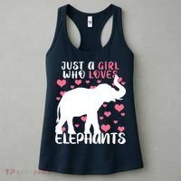 Just A Girl Who Loves Elephants Women's Tank Top thumb 3