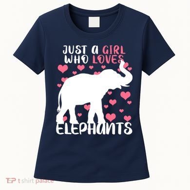 Just A Girl Who Loves Elephants Women's T-Shirt