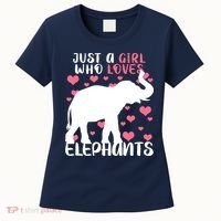 Just A Girl Who Loves Elephants Women's T-Shirt thumb 0