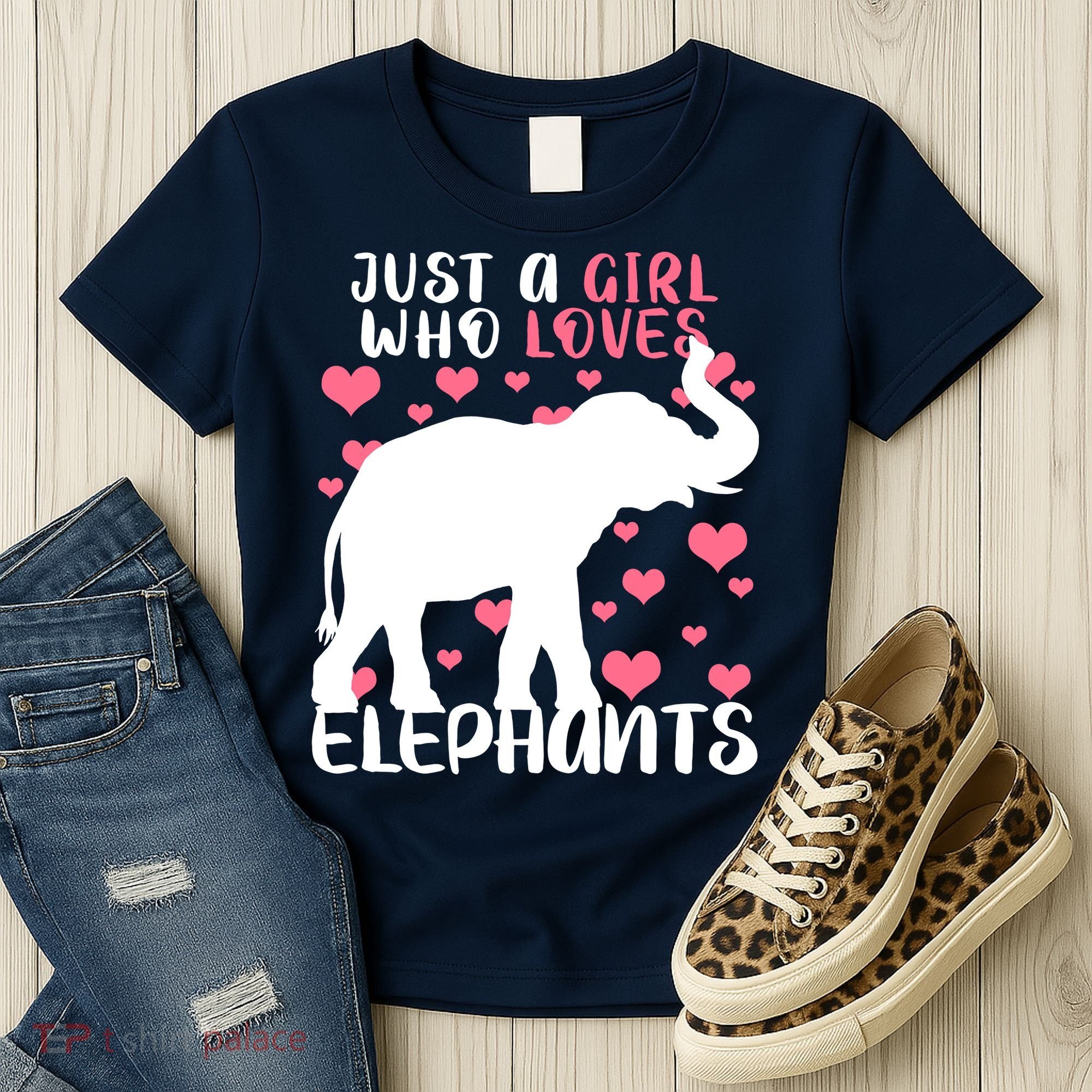 Just A Girl Who Loves Elephants Women's T-Shirt