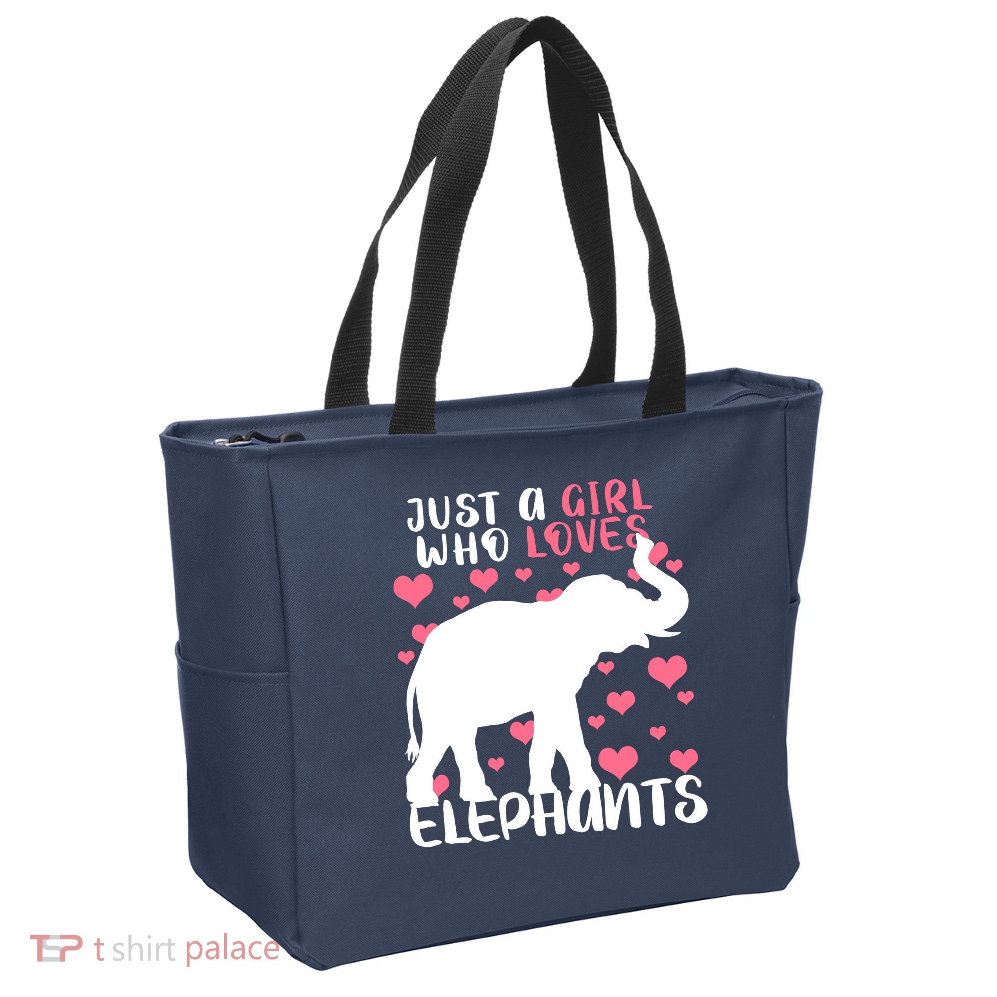 Just A Girl Who Loves Elephants Tote Bag