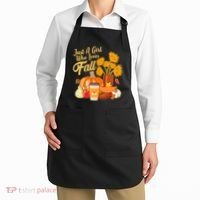 Just A Girl Who Loves Fall Autumn Lover Apron thumb 2