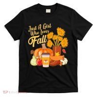 Just A Girl Who Loves Fall Autumn Lover T-Shirt thumb 0