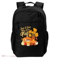 Just A Girl Who Loves Fall Autumn Lover Backpack thumb 0
