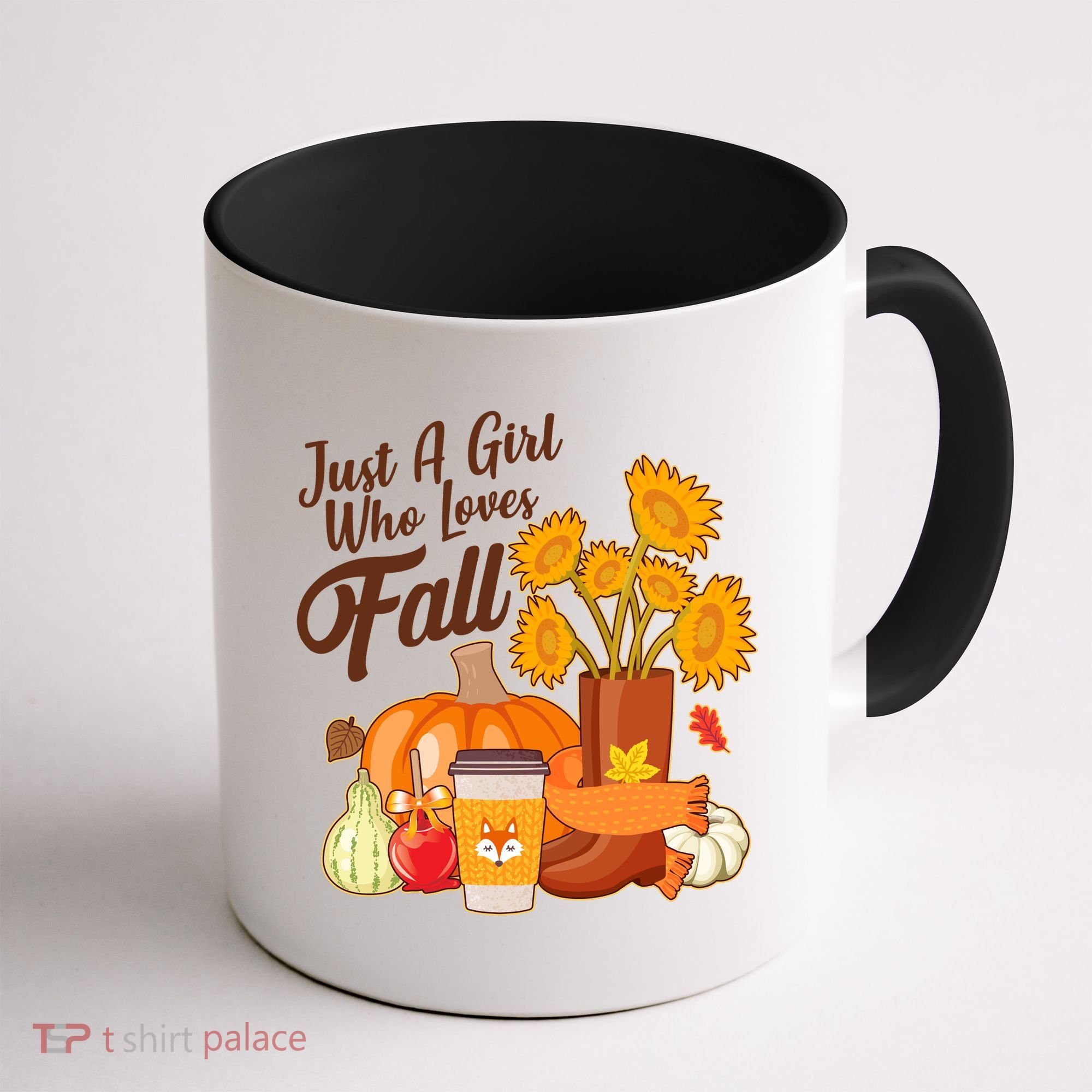 Just A Girl Who Loves Fall Autumn Lover Coffee Mug