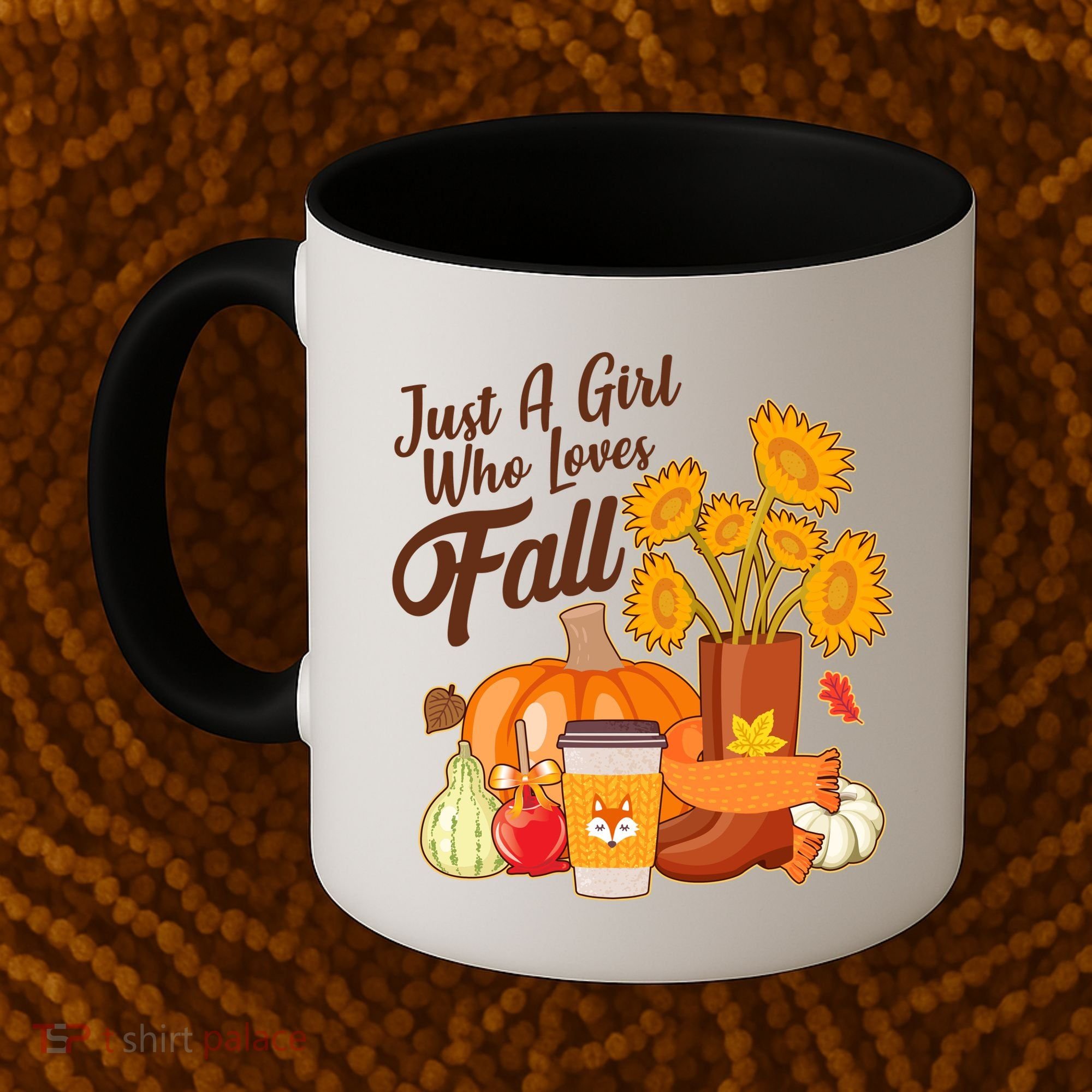 Just A Girl Who Loves Fall Autumn Lover Coffee Mug