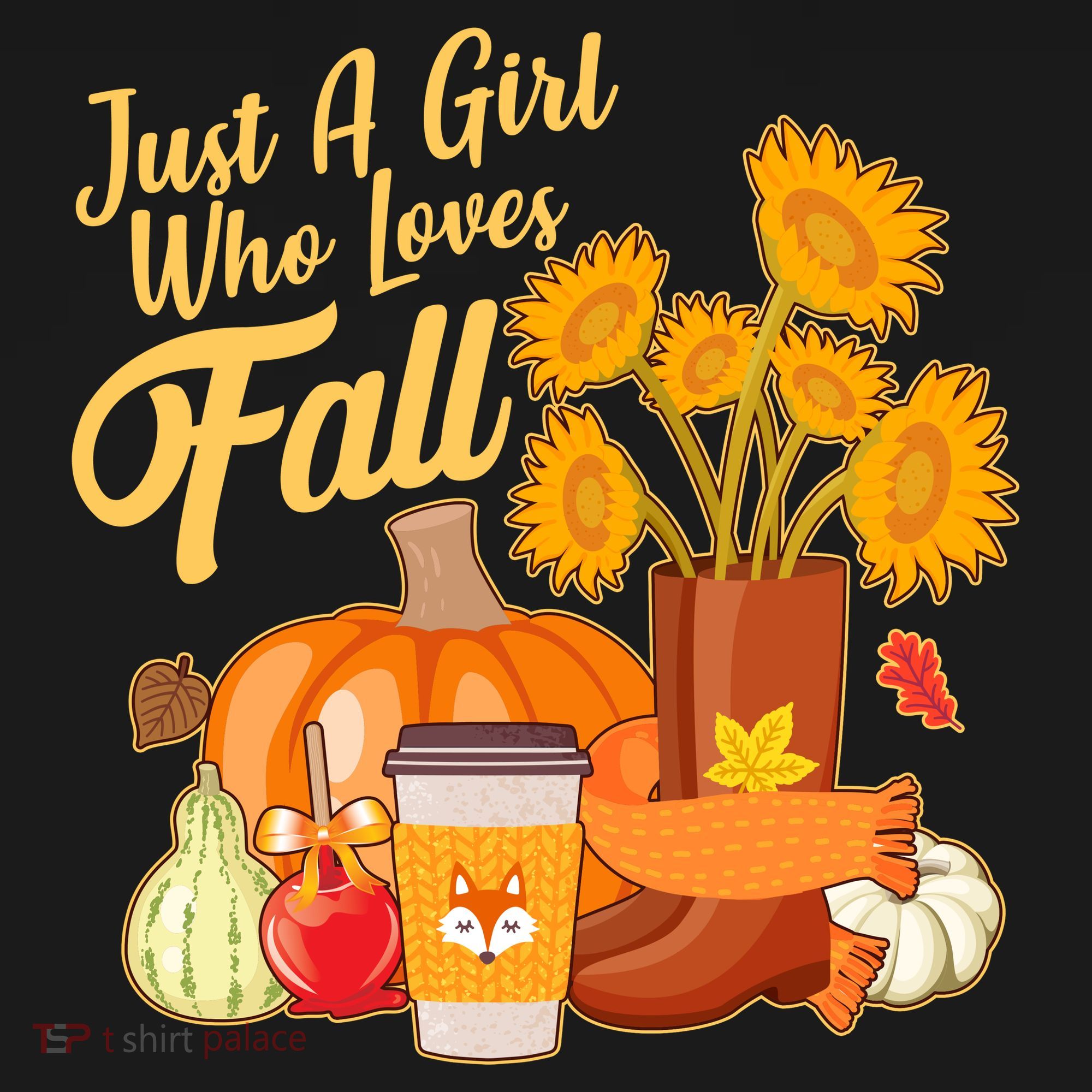 Just A Girl Who Loves Fall Autumn Lover Women's Hoodie