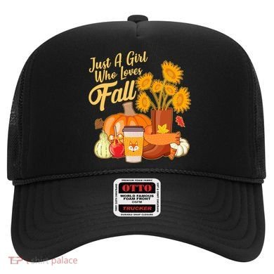 Just A Girl Who Loves Fall Autumn Lover Hat