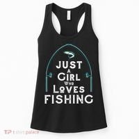Just A Girl Who Loves Fishing Women's Tank Top thumb 0