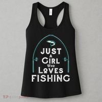 Just A Girl Who Loves Fishing Women's Tank Top thumb 3