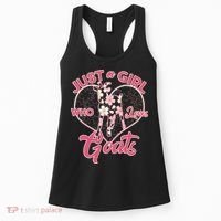 Just A Girl Who Loves Goats Women's Tank Top thumb 0