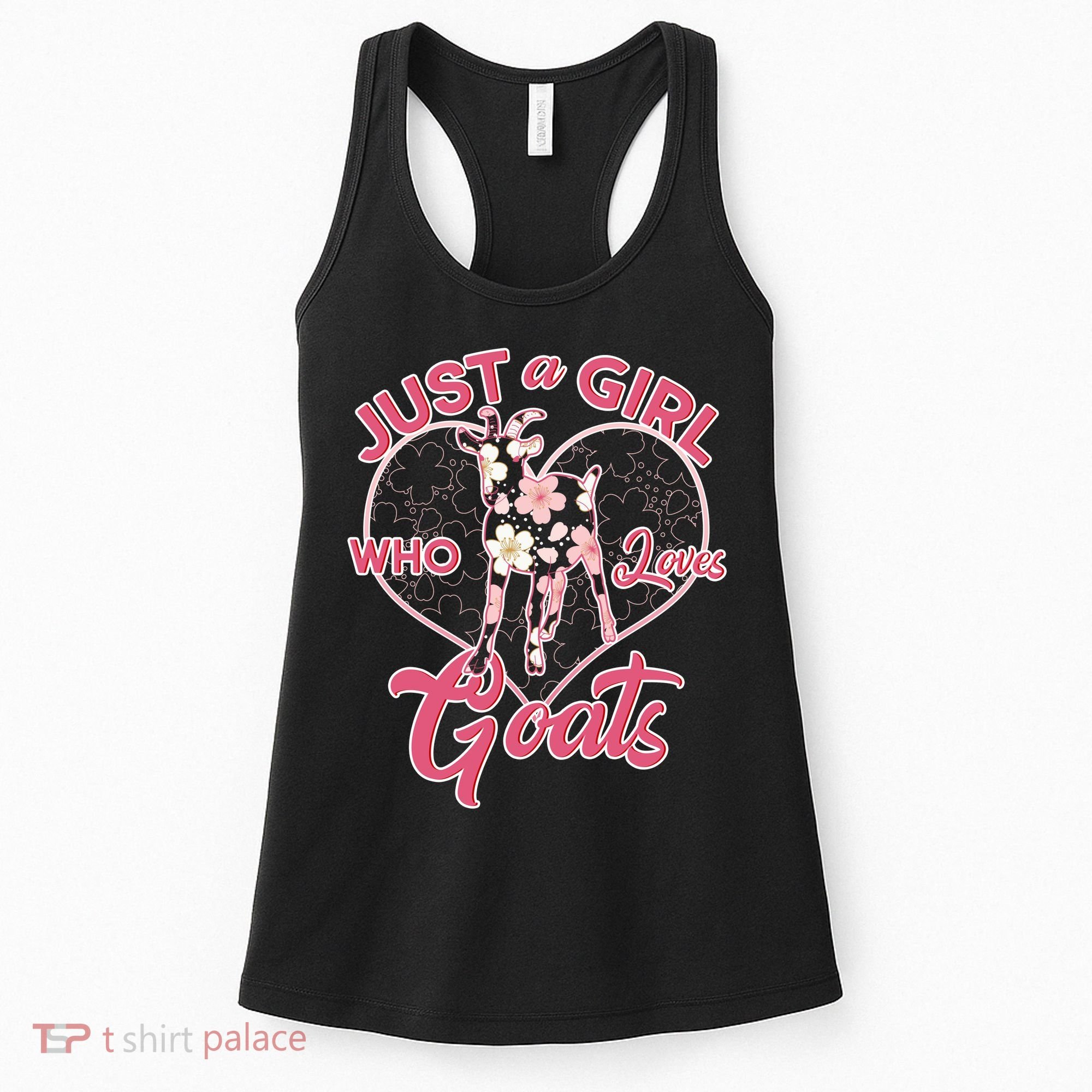 Just A Girl Who Loves Goats Women's Tank Top