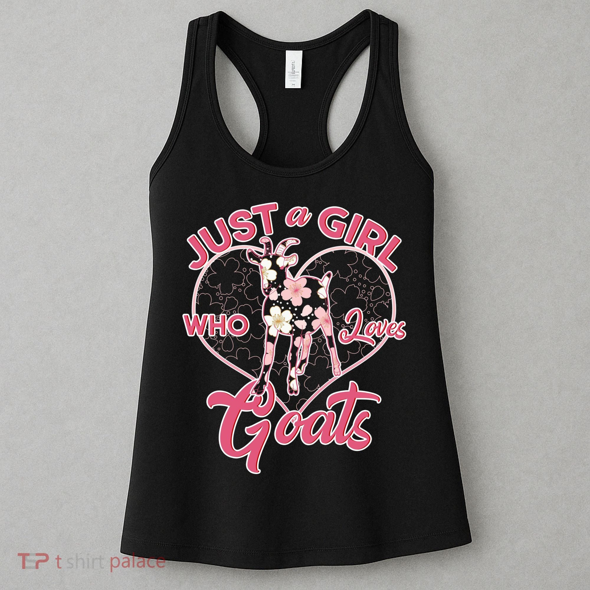 Just A Girl Who Loves Goats Women's Tank Top