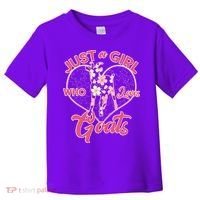 Just A Girl Who Loves Goats Toddler T-Shirt thumb 0