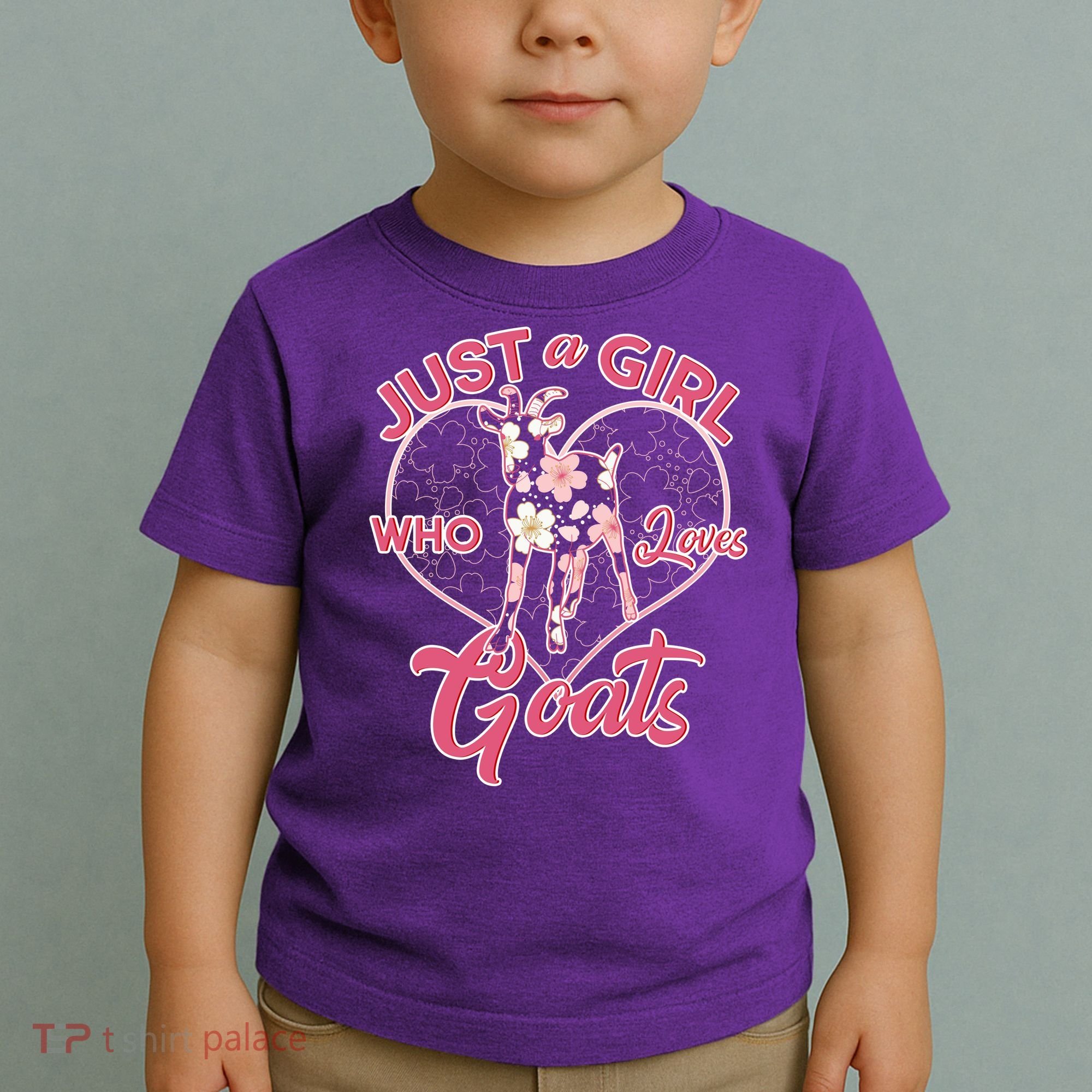 Just A Girl Who Loves Goats Toddler T-Shirt