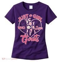 Just A Girl Who Loves Goats Women's T-Shirt thumb 0