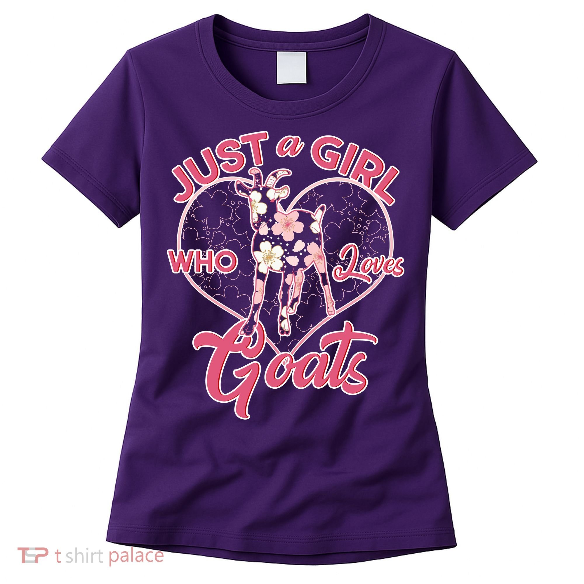 Just A Girl Who Loves Goats Women's T-Shirt