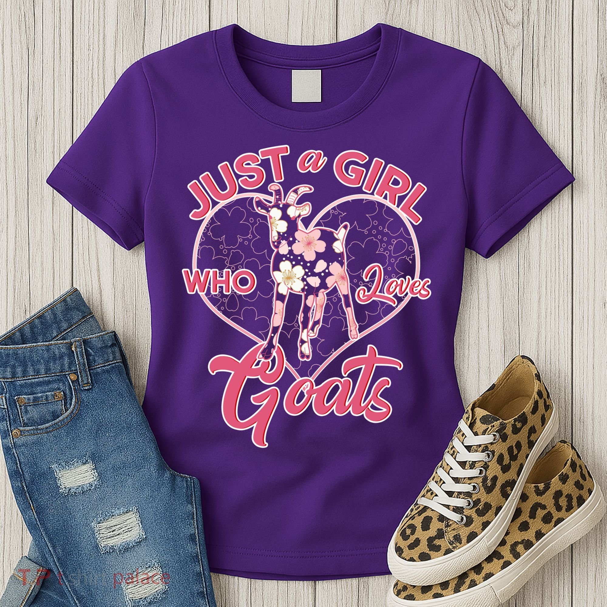 Just A Girl Who Loves Goats Women's T-Shirt