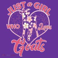 Just A Girl Who Loves Goats Kids Sweatshirt thumb 2