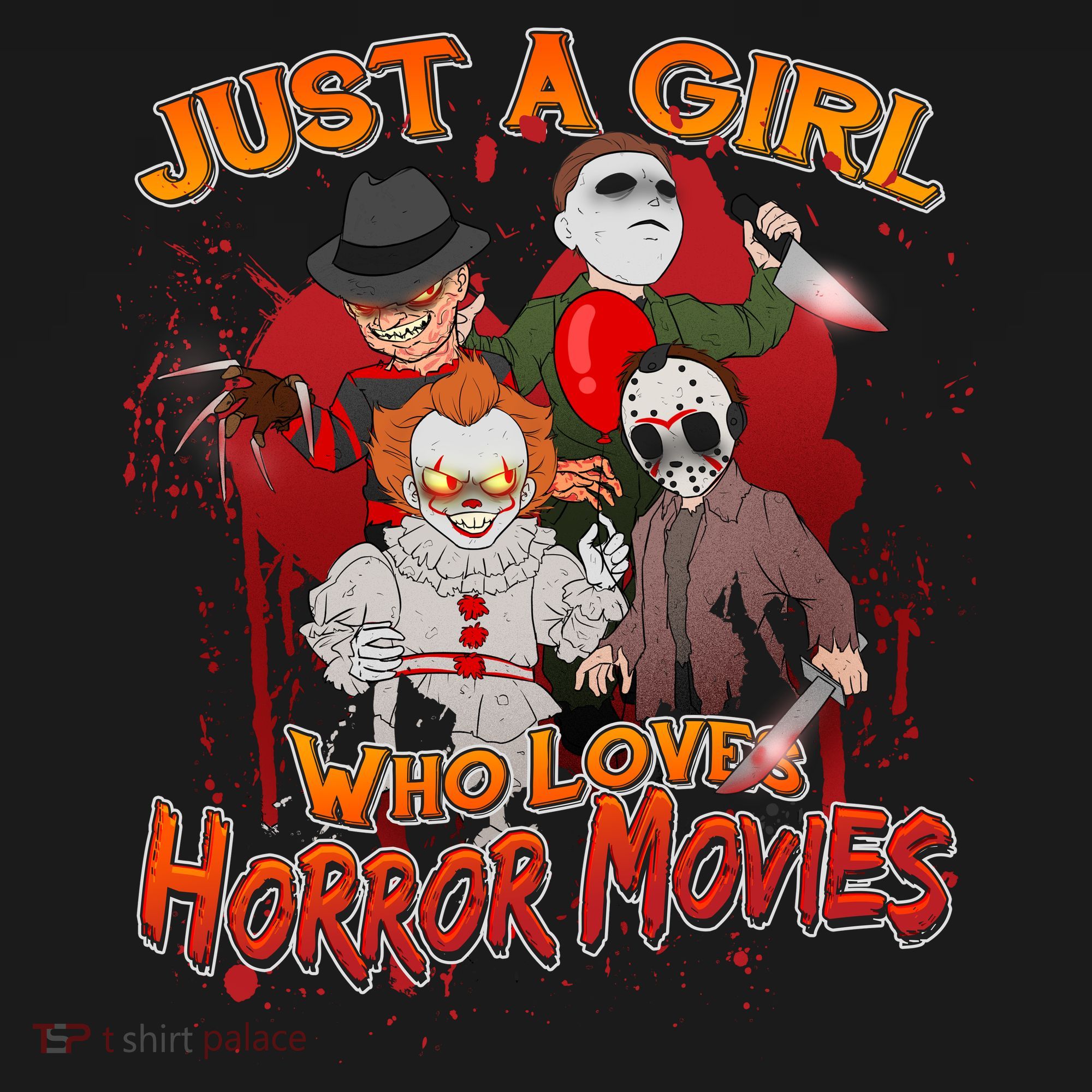Just A Girl Who Loves Horror Movies Mousepad