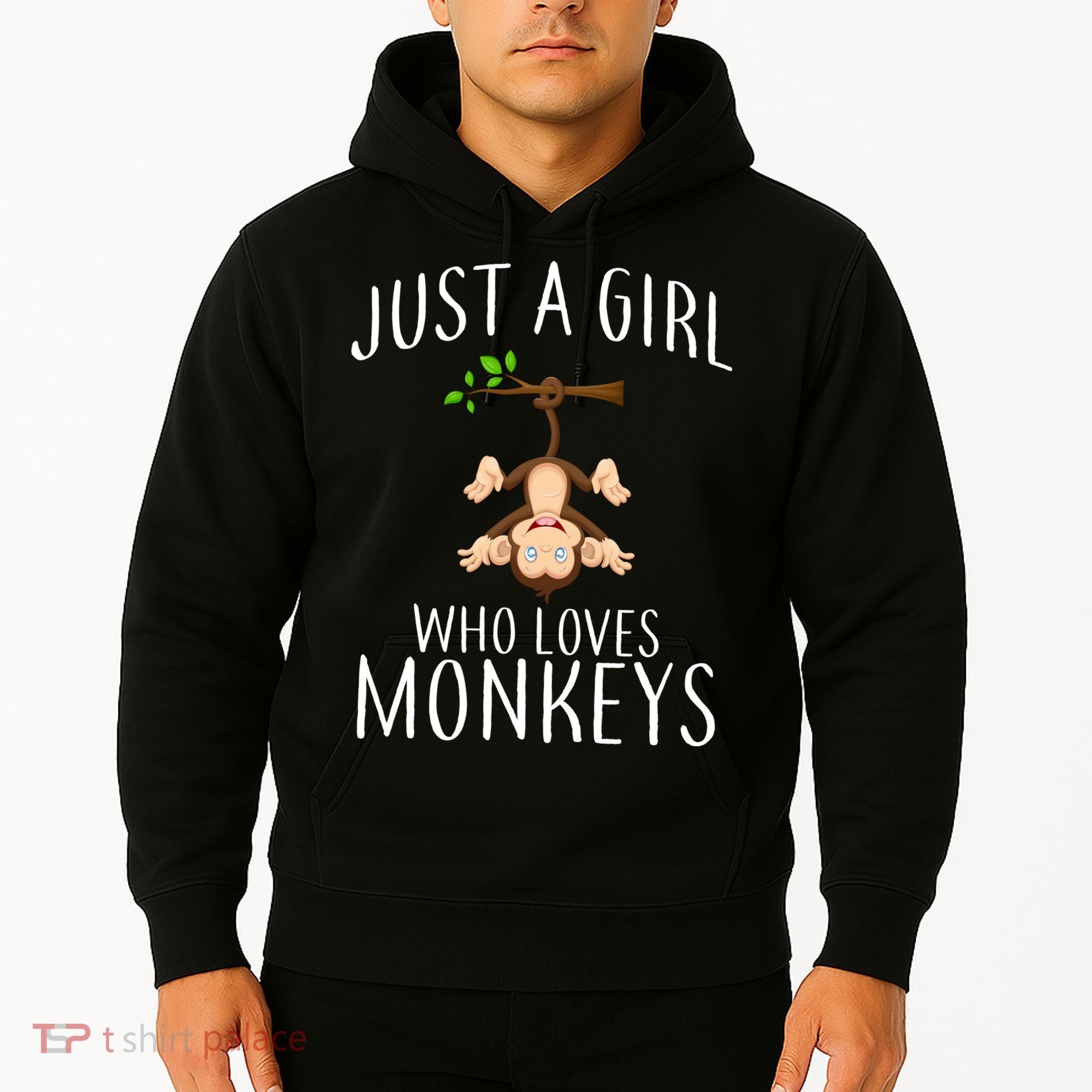 Just A Girl Who Loves Monkeys Hoodie