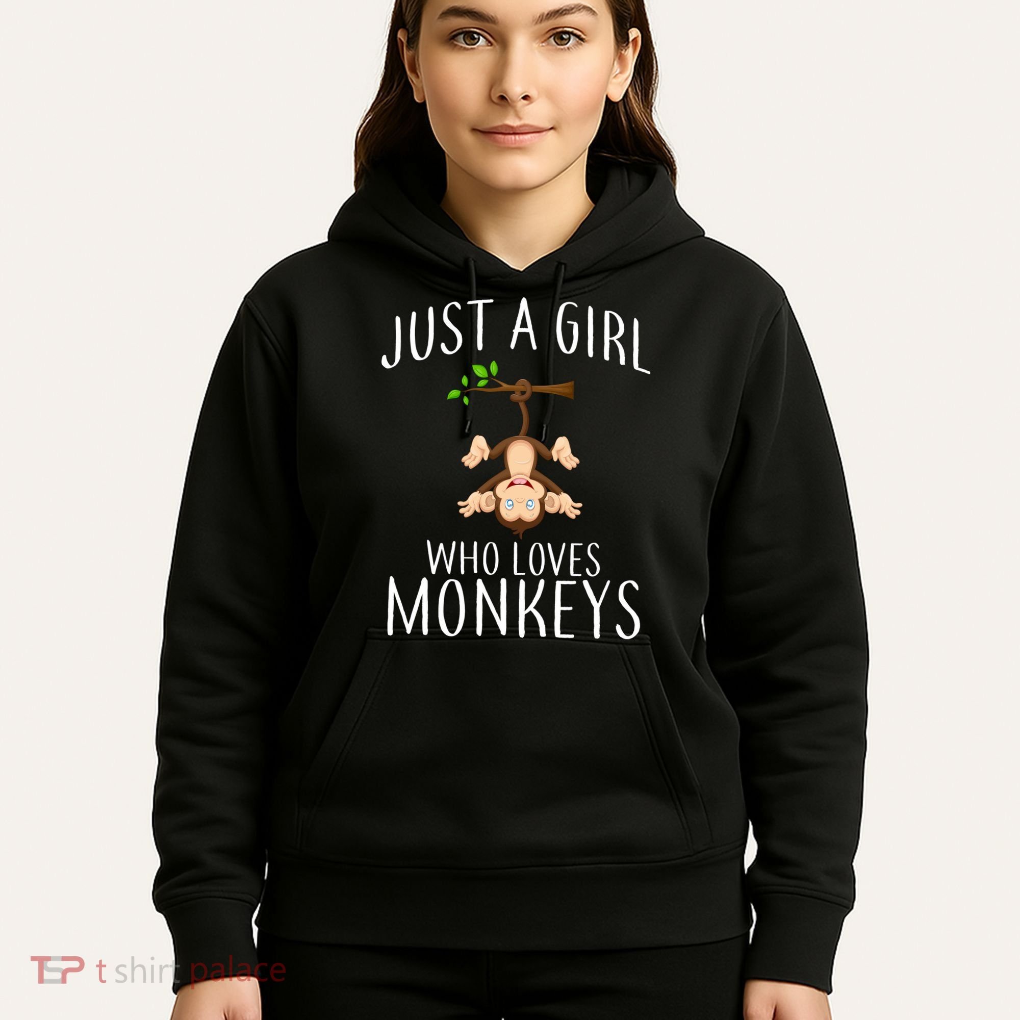 Just A Girl Who Loves Monkeys Hoodie