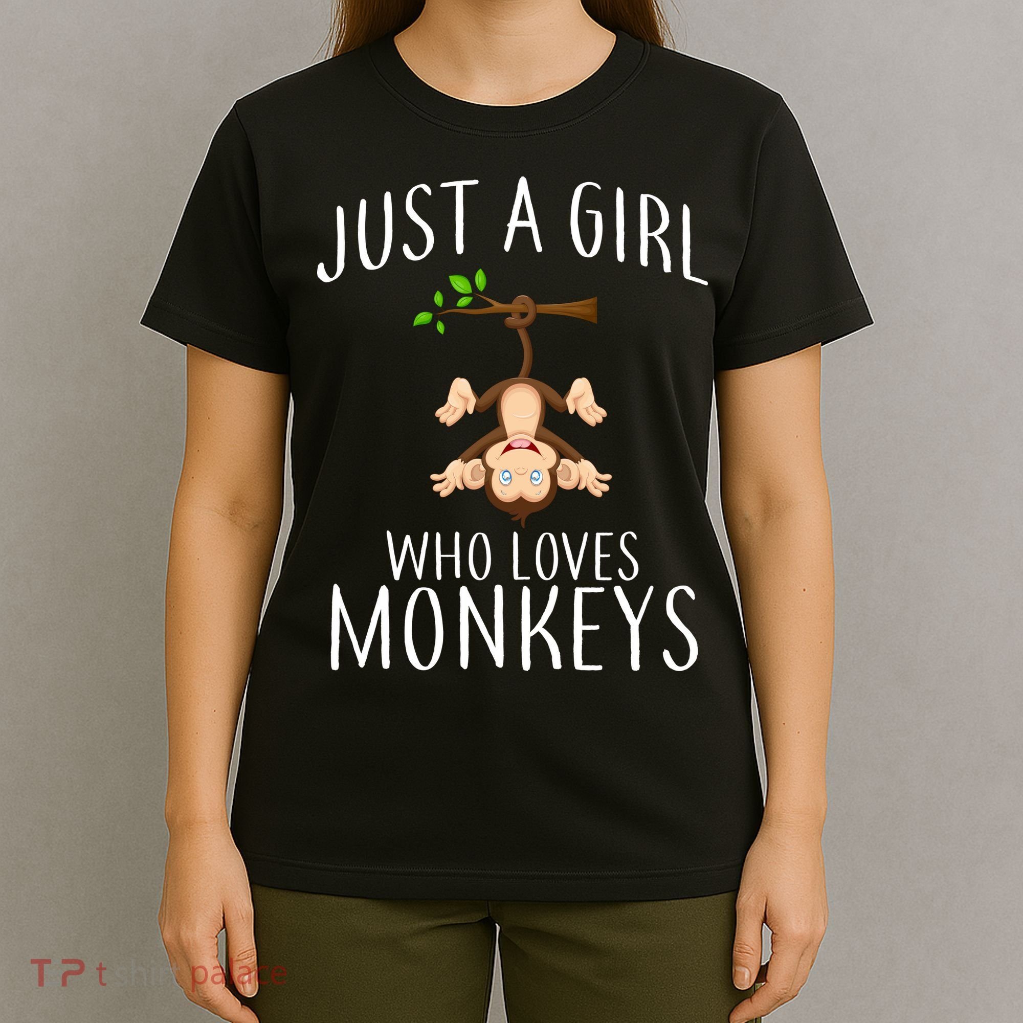 Just A Girl Who Loves Monkeys T-Shirt