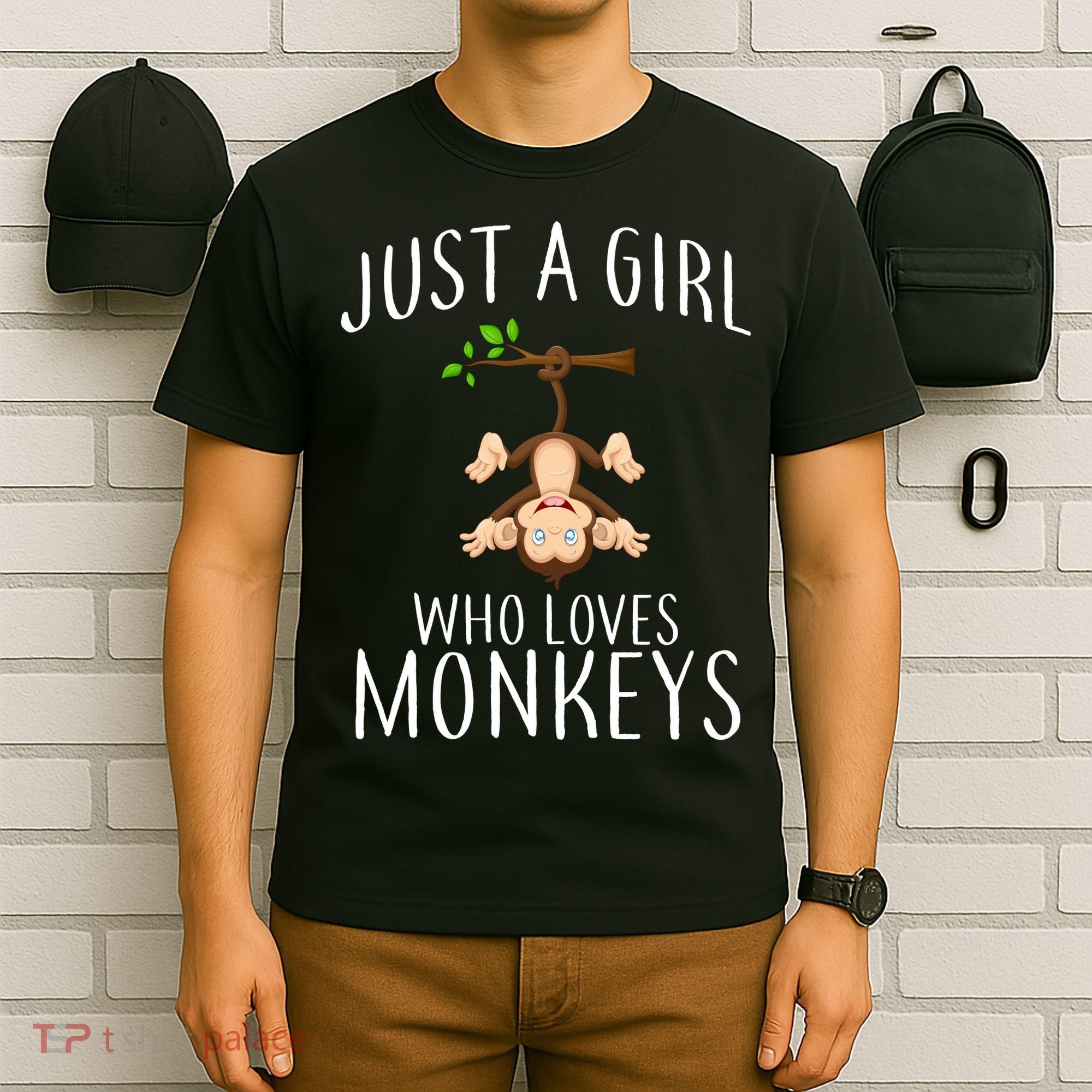 Just A Girl Who Loves Monkeys T-Shirt