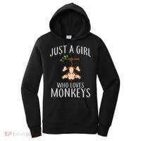 Just A Girl Who Loves Monkeys Women's Hoodie thumb 0