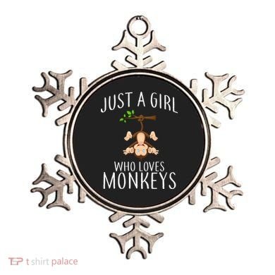 Just A Girl Who Loves Monkeys Ornament
