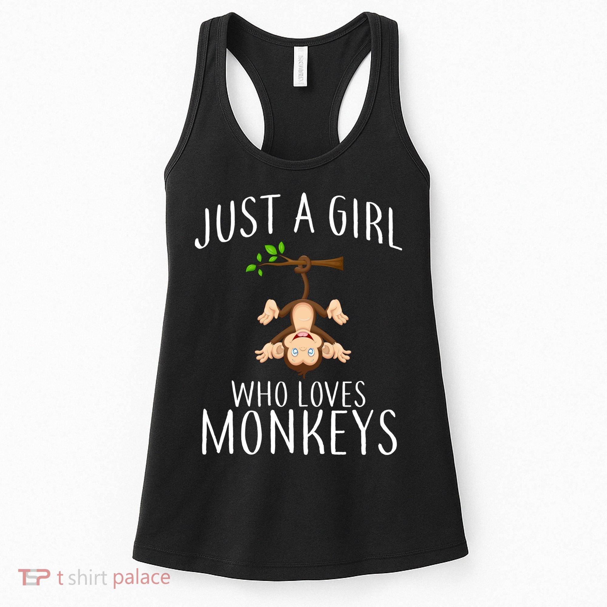 Just A Girl Who Loves Monkeys Women's Tank Top