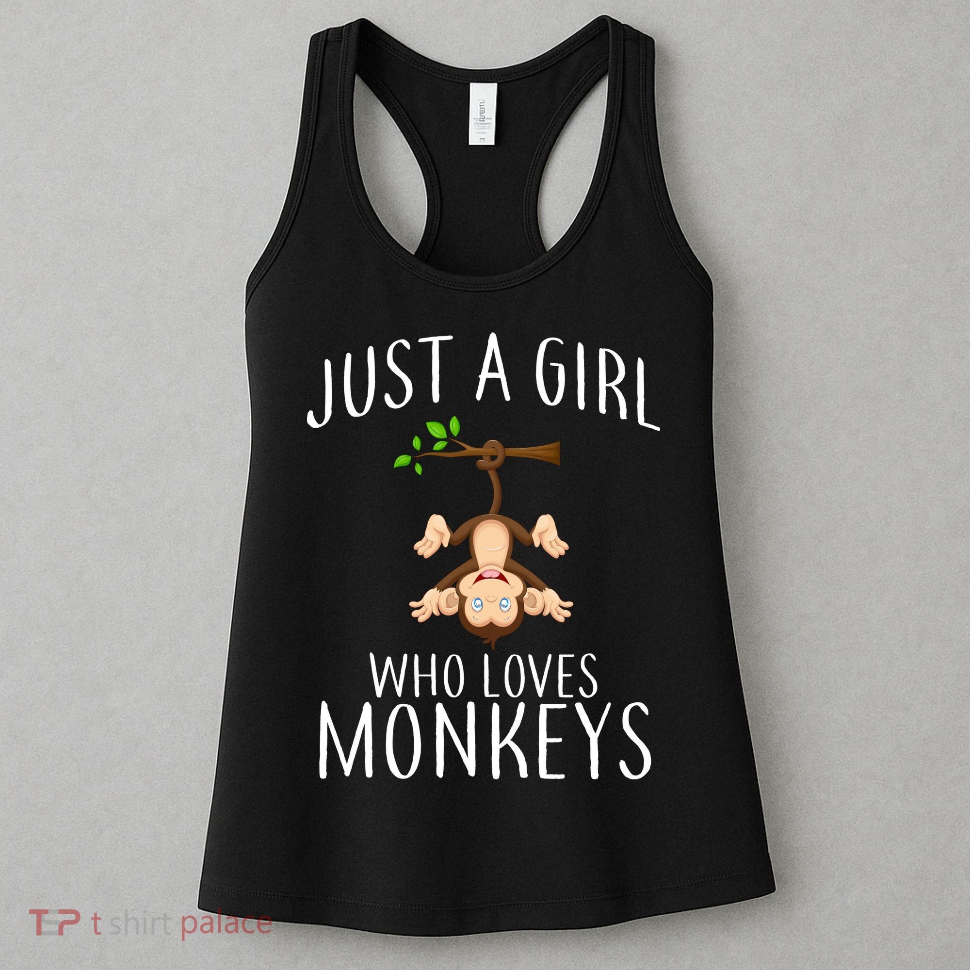 Just A Girl Who Loves Monkeys Women's Tank Top