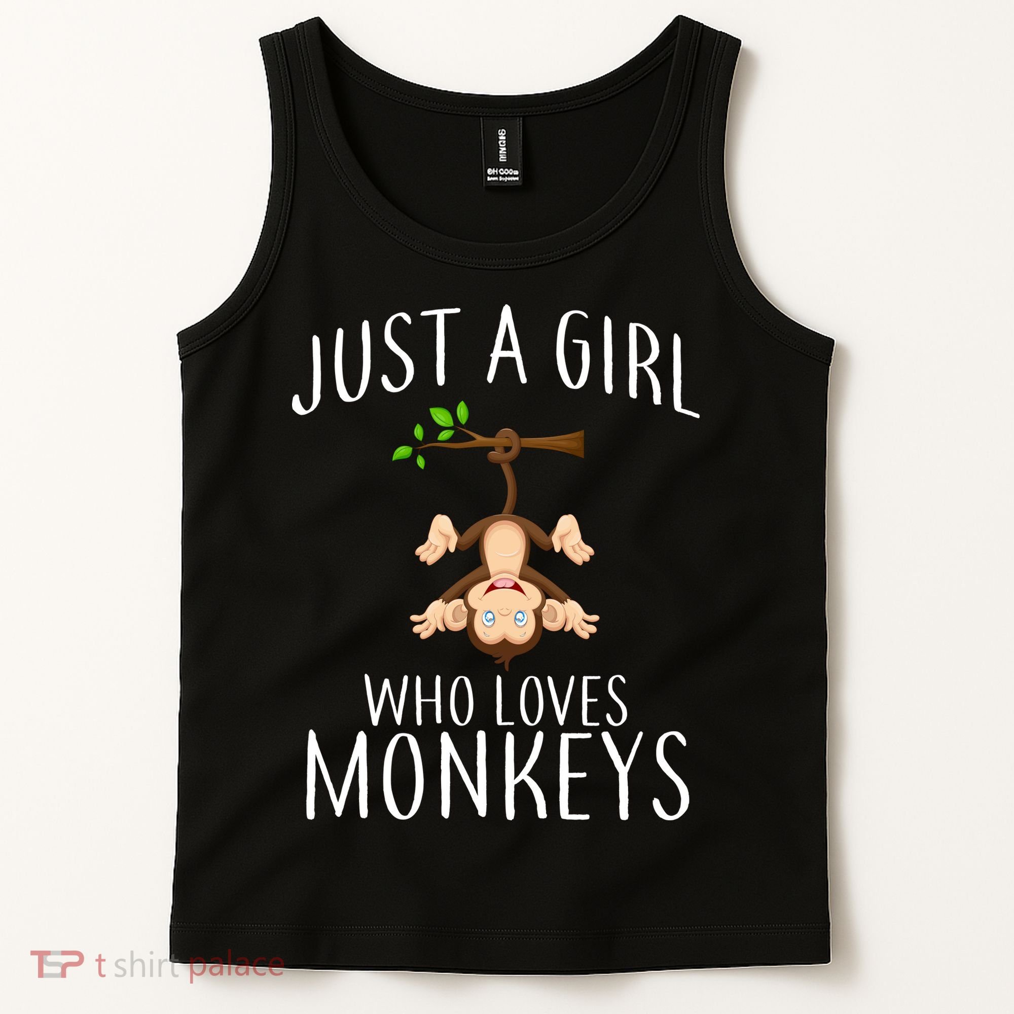 Just A Girl Who Loves Monkeys Tank Top