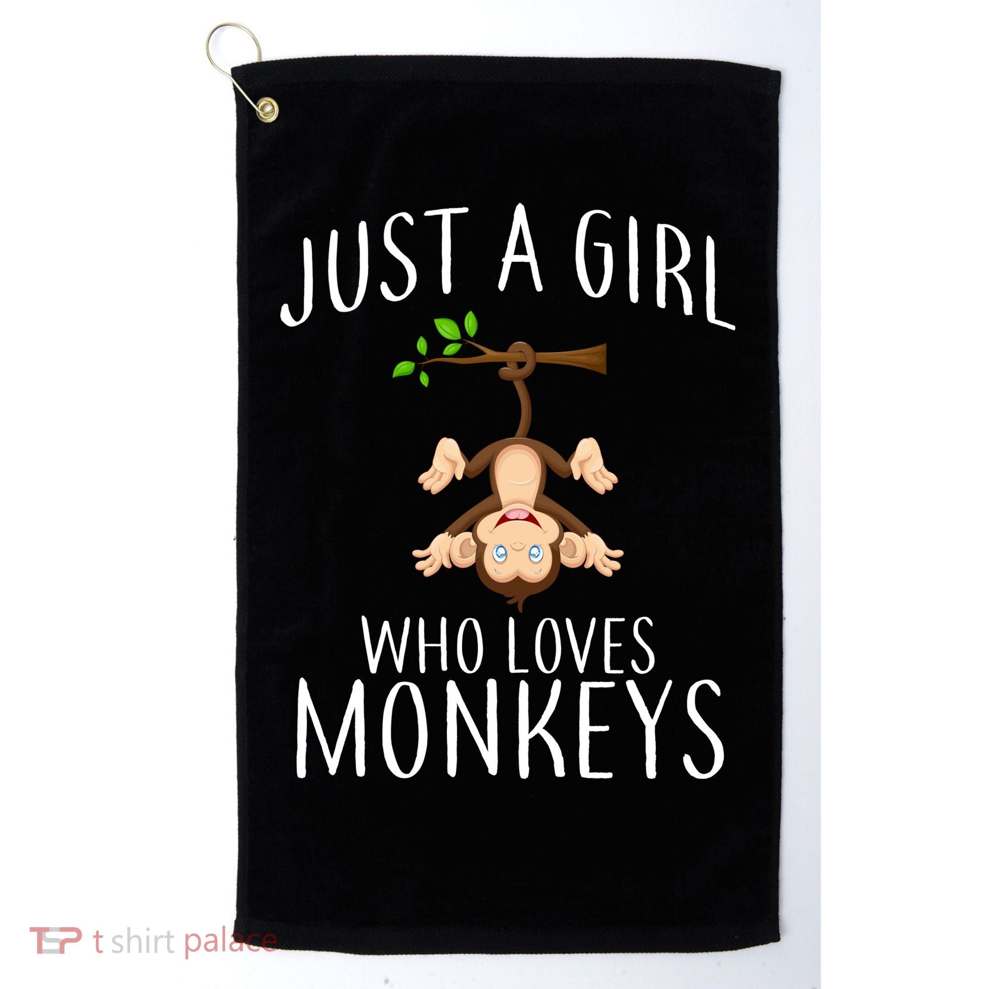 Just A Girl Who Loves Monkeys Golf Towel