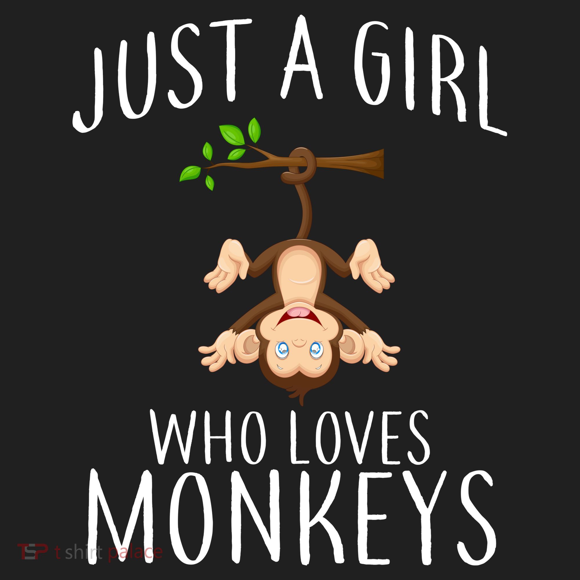 Just A Girl Who Loves Monkeys Golf Towel